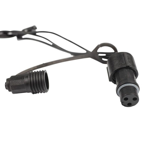 Гирлянда Твинкл Лайт 20 м, черный ПВХ, 200 диодов, белый | код 303-145 | Neon-Night фото 5