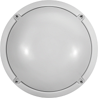 Светильник светодиодный 90 067 OBL-R1-7-4K-WH-IP65-LED-SNRV1 с акустическим датчиком | код 90067 | ОНЛАЙТ
