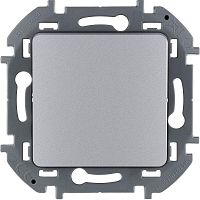 Переключатель одноклавишный INSPIRIA 10 AX 250 В~ алюминий | код 673652 | Legrand