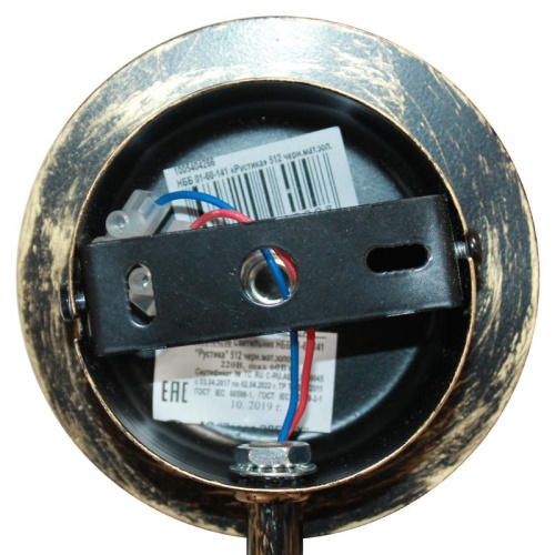 Светильник Рустика 512 черн. мат. зол. НББ 01-60-141 Е14 ИУ | код 1005404266 | Элетех фото 2