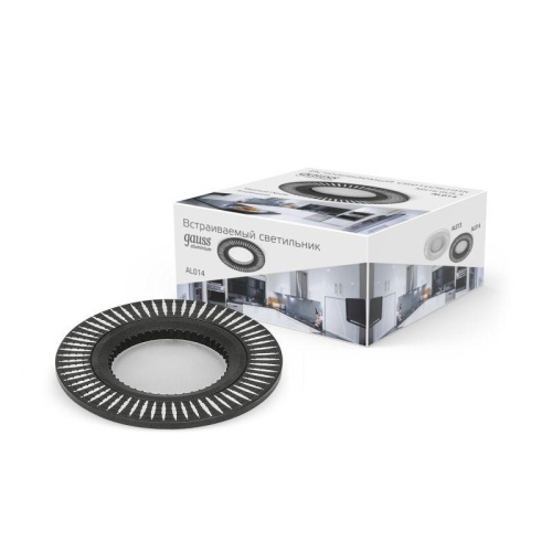 Светильник светодиодный Aluminium GU5.3 IP20 170-260В ДВО круг GAUSS AL014 фото 7