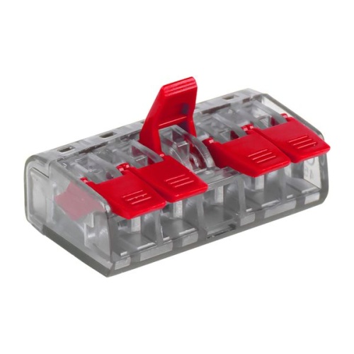 Клемма СМК 221-415 5 отверстий 0,2-4,0 мм2 блистер (5шт,) PROxima | код plc-smk-221-415b | EKF фото 4