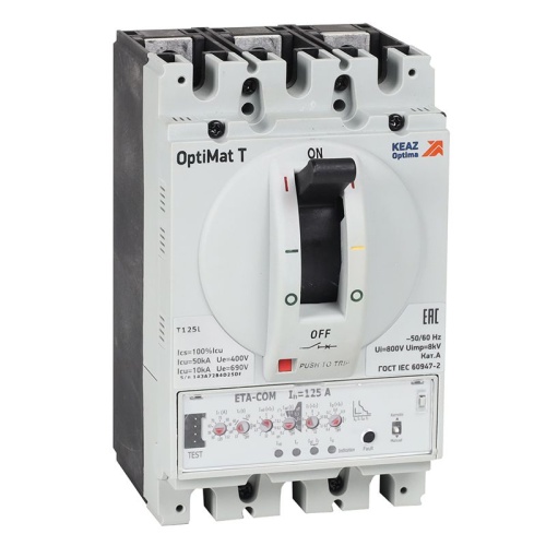Выключатель автоматический для защиты двигателя OptiMat T250V ETN-M 32A 3P | код 356693 | КЭАЗ Выключатель автоматический для защиты двигателя OptiMat T250V ETN-M 32A 3P | код 356693 | КЭАЗ