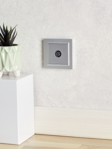 BRITE Рамка 1-местная IP44 РУ-1-БрА-44 алюминий | код BR-M12-44-K47 | IEK фото 4