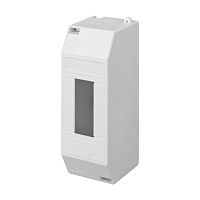 Бокс пластиковый КМПн 1/2 IP20 белый инд. штрих-код REXANT | код 11-0112 | REXANT