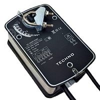 Электропривод воздушной заслонки с пружиной 5Nm, ON/OFF, 2SPDT, 24AC/DC | код SC-05DF/24V | Techno