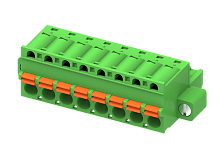 MC-RJ5.08H20P-K-0001 Разъем розетки на кабель push-in шаг 5.08 горизонт. 20 конт. прям. ввод, шт | код MC-RJ5.08H20P-K-0001 | SUPU