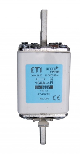 Предохранитель M1UQ02/350A/690V aR (200 kA) | код 004743222 | ETI
