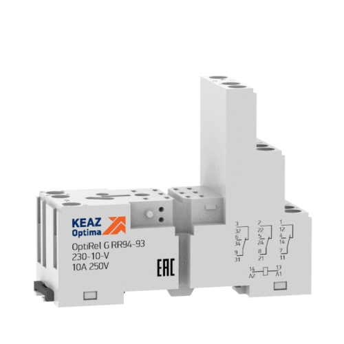 Розетка для реле OptiRel G RR94-94-230-7-V | код 281166 | КЭАЗ