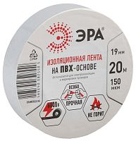 Изолента ПВХ 19ммх20м бел. | Код. C0036542 | ЭРА
