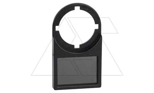 Держатель для таблички 25x18mm, с прозрачным окном, для одинарных кнопок 22mm | код LA39_F11-18 | АРТ
