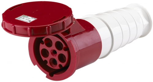 Розетка кабельная 2352 63А 3Р+РЕ+N 220В-415B IP67 HLT | код 083-04-25 | HLT