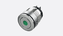 TS6A100-0AM10-R11/P02 Кнопка TS6A, плоская, плав. нажатие,момент.действие, маркировка КРУГ , 1НО+1НЗ, крас., шт | код TS6A100-0AM10-R11/P02 | SUPU