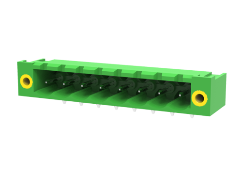MC-PA5.0H22-F Разъём штекерный MC, угл. конт.,шаг 5.0мм,22 конт., фланц.,зел., шт | код MC-PA5.0H22-F | SUPU