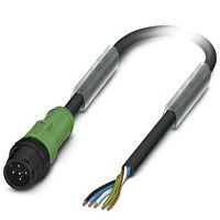 Кабель для датчика / исполнительного элемента SAC-5P-M12MS/10,0-PUR P | код 1442421 | PHOENIX CONTACT