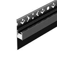 Профиль ARH-PLINTUS-FANTOM-2000 BLACK (Алюминий) | код 38550 | Arlight