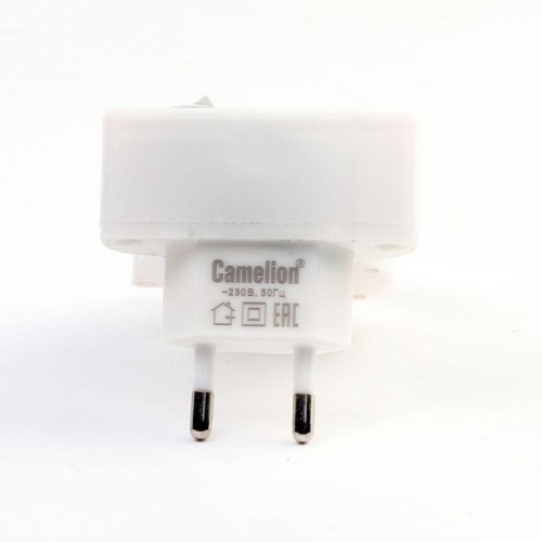 Светильник светодиодный NL-248 220В ночник с выкл. бел. Camelion 14355 фото 3