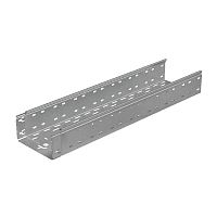Лоток листовой перфорированный 200х100 L3000 сталь 1мм "Быстрый монтаж ПЛЮС" LPplus100-200-1.0-3000 оцинк. КМ PL0274
