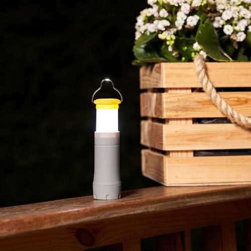 Фонарь универсальный ручной/туристический/кемпинговый 3 в 1 регулируемый фокус складной подвес 3хААА Rexant 75-723 фото 6