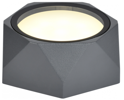 Светильник уличный 5304 потолочный GX53 IP65 серый IEK | код LT-UPU0-5304-GX53-1-K03 | IEK