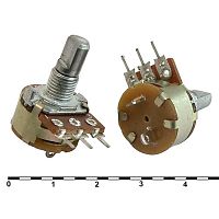 Потенциометр RUICHI S16KN1-B 50K L15F, угол поворота 300 | код 83409 | Ruichi