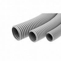 Труба ПВХ гибкая гофр. д.20мм, лёгкая без протяжки, 50м, цвет серый (упак. 50м) | код. 9092050 | DKC