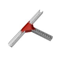 Отвод для лотка Т-образ. 100х80 сталь 1мм "ПЛЮС" TDplus80-100 КМ PL0565