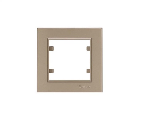 Рамка 1-м Karea горизонт. латунь Makel 56057701