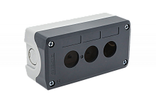 Корпус кнопочного поста, 3 места, серый, IP67 MTB2-F88 | код 132668 | MEYERTEC