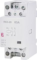 Контактор модульный R 63-20 230V | код 002463482 | ETI