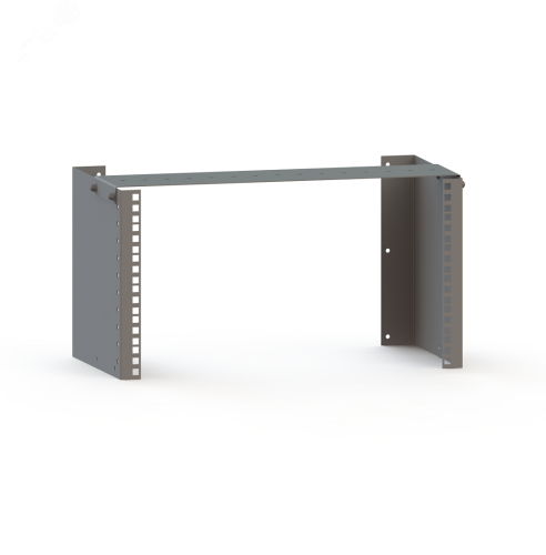 Кронштейн настенный горизонтальный для установки оборудования в стойку 19 | код КНГ-6U | Тахион-климат