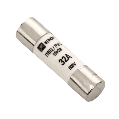 Плавкая вставка цилиндрическая ПВЦ (10х38) 32А PROxima | код pvc-10x38-32 | EKF