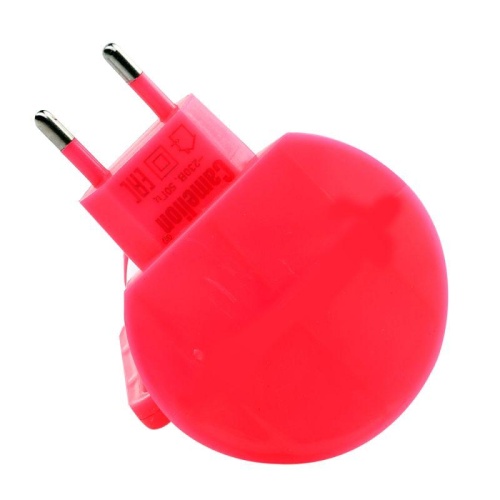 Светильник светодиодный NL-170 "Фонарик" 220В ночник с выкл. розов. Camelion 12526 фото 8