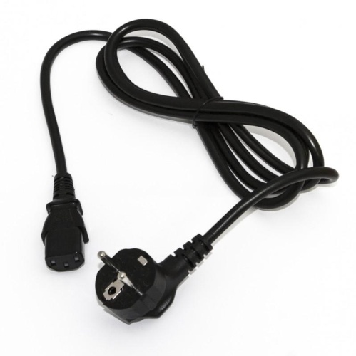 Кабель питания компьютера PWC-IEC13-SHM-3.0-BK (Shucko+C13) (3х1.0) 3м | код 34928 | Hyperline