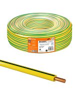 Провод ПуВнг(А)-LS 1х4,0 ГОСТ (на катушке 450м), желто-зеленый TDM | код SQ0124-0102 | РЭМЗ ТМ