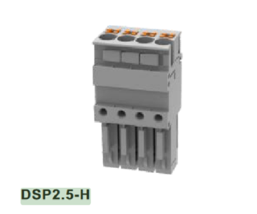 DSP2.5-H-01P-11-00Z(H), Разъем для клеммы, 2.5 мм.кв., серый | код 11040000276 | DEGSON