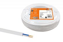 Провод ПГВВП 2х4 ГОСТ (бухта 50м) белый | код SQ0127-0504 | РЭМЗ ТМ