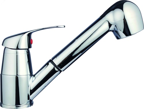 Смеситель для мойки ПСМ-104-33 с выдвижной лейкой тип См-МОЦБИвА | код PSM-104-33 | PROFSAN