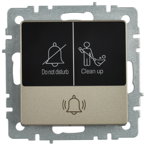 BRITE Кнопка звонка с инд. отел. 10А ВС10-1-9-БрШ шамп. IEK | код BR-V14-2-10-K37 | IEK фото 6