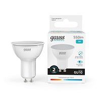 Лампа светодиодная Elementary MR16 7Вт 4100К GU10 550лм | Код. 13627 | Gauss