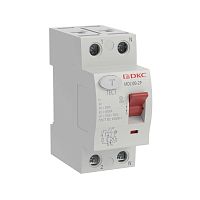 Выключатель дифференциального тока 2п 80A 100мА АС | код MDL100-2P3-80-AC | DKC