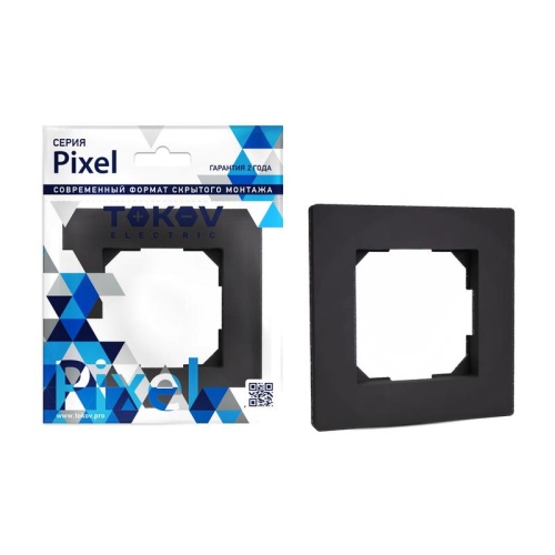 Рамка 1-м Pixel карбон | код TKE-PX-RM1-C14 | TOKOV ELECTRIC