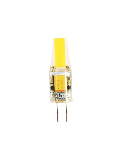 Лампа светодиодная GLDEN-G4-3-C-12-2700 5/100/500 потребляемая мощность 1.3Вт | код 652600 | GENERAL
