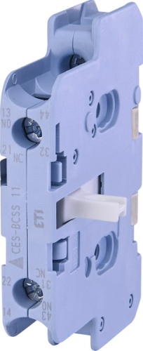 Блок контактов CES-BCSS 11 (1НО+1НЗ, бок. 1-й уровень, 5.6A 230V) | код 004646577 | ETI