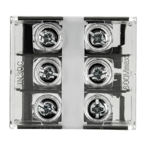 Блок зажимов клеммный БЗД 3п 10.0кв.мм 50А на DIN-рейку Rexant 11-2166 фото 3