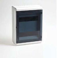 Щит распределительный навесной на 24 модуля с дверцей серый IP55 | код 69024П | Ruvinil