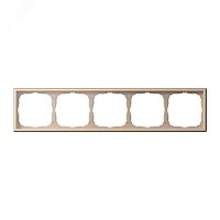 Рамка 5-м ArtGallery универс. песочн. | код GAL001205 | Systeme Electric