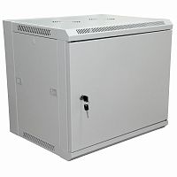 19 Настенный шкаф RexantPRO 18U 600?450?964 мм (ШxГxВ) - передняя дверь металл, боковые стенки съемные (разобранный) RAL 7035 | код 04-2214 | REXANT