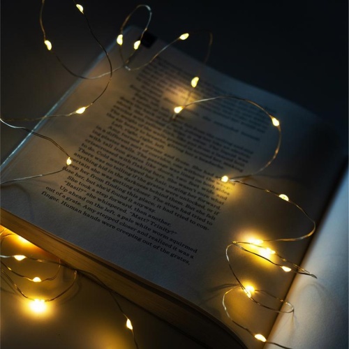 Гирлянда "Нить" 2.17м LDM30C-WW-BO 30 тепл. бел. минисветодиодов для помещений SHLights 4690601042170 фото 7