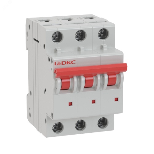 Выключатель автоматический модульный YON MD63 3P 2А C 10kA | код MD63-3C2-10 | DKC